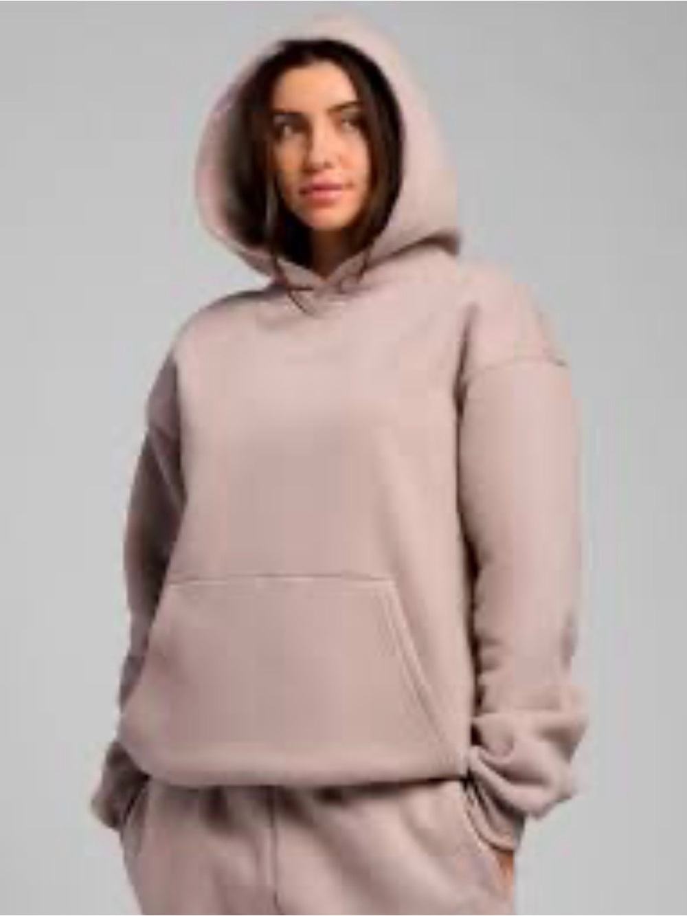 COMFRT Signature Hoodie Size Medium in Bark